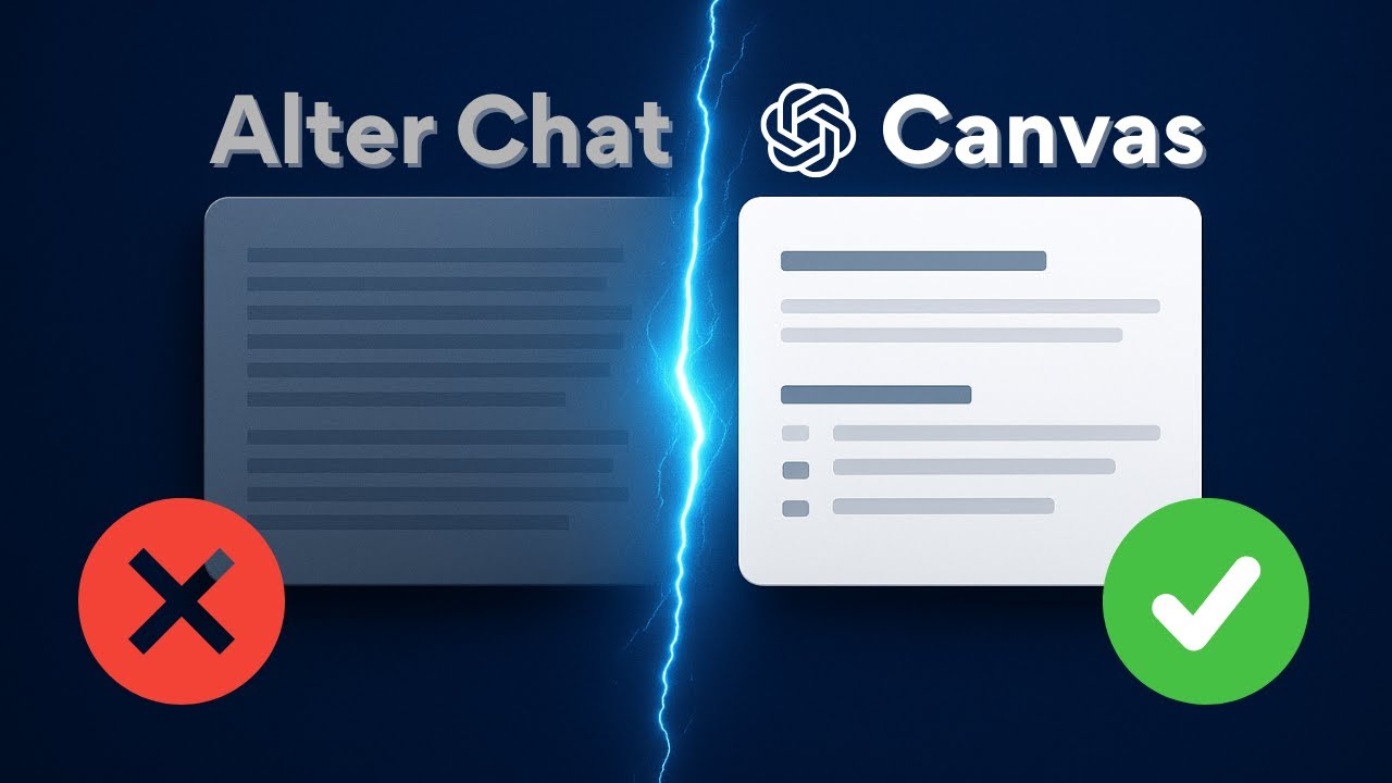 Mit Canvas schreibst du schneller als je zuvor | ChatGPT Tutorial