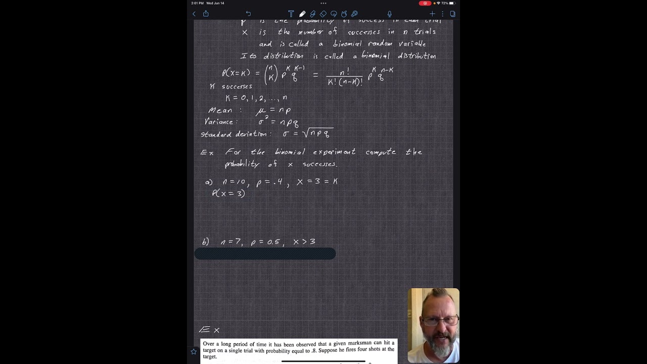 Section 7c The Binomial Probability Distribution