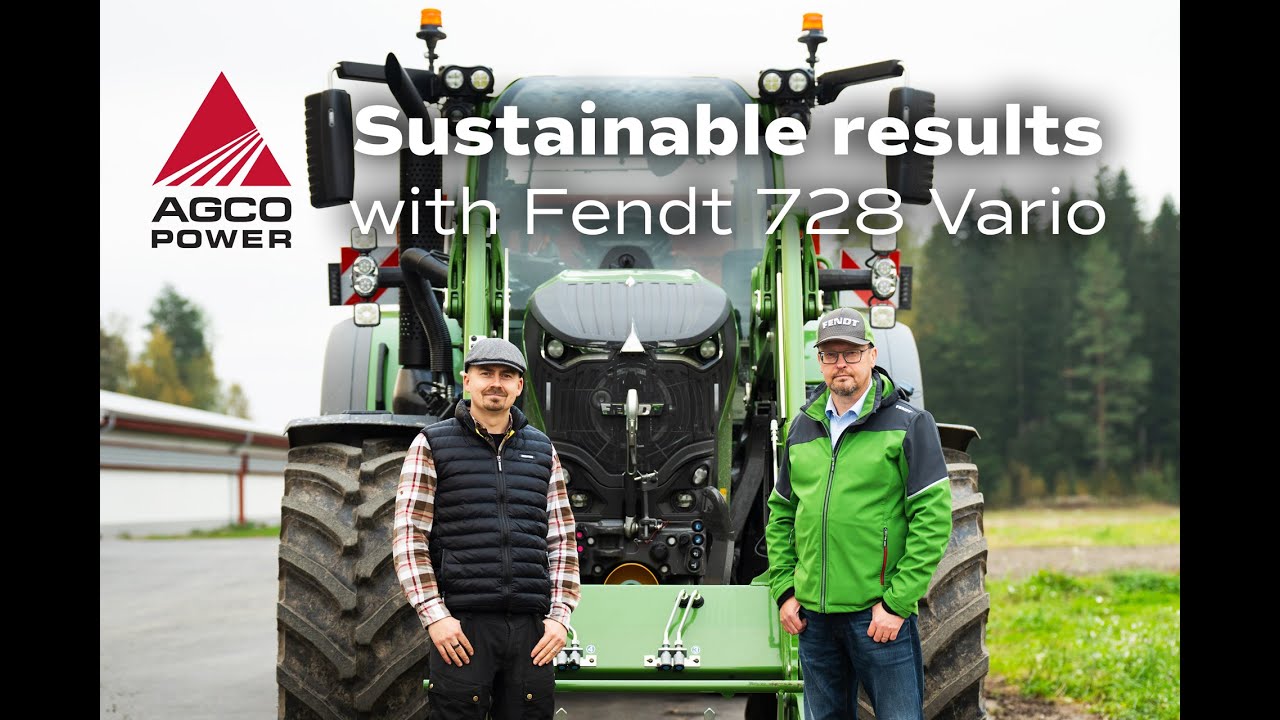 Helping the farmer achieve sustainable results with award-winning Fendt 728 Vario tractor.