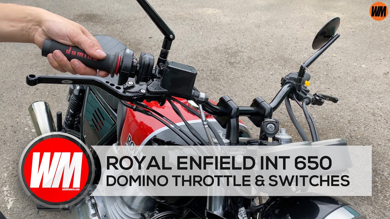 Royal Enfield Interceptor 650: Domino XM2 Throttle and Switchgear modification