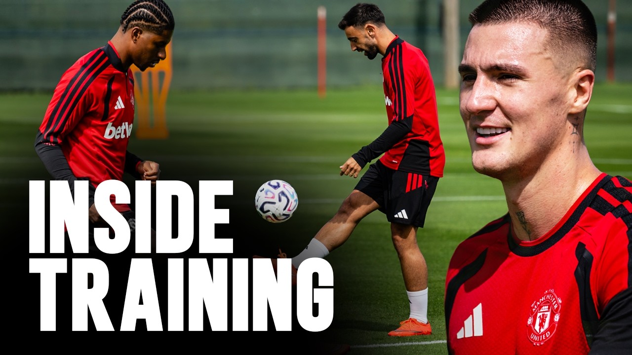 Fernandes, Rashford and Mainoo | Teqball and Drills | Inside Training
