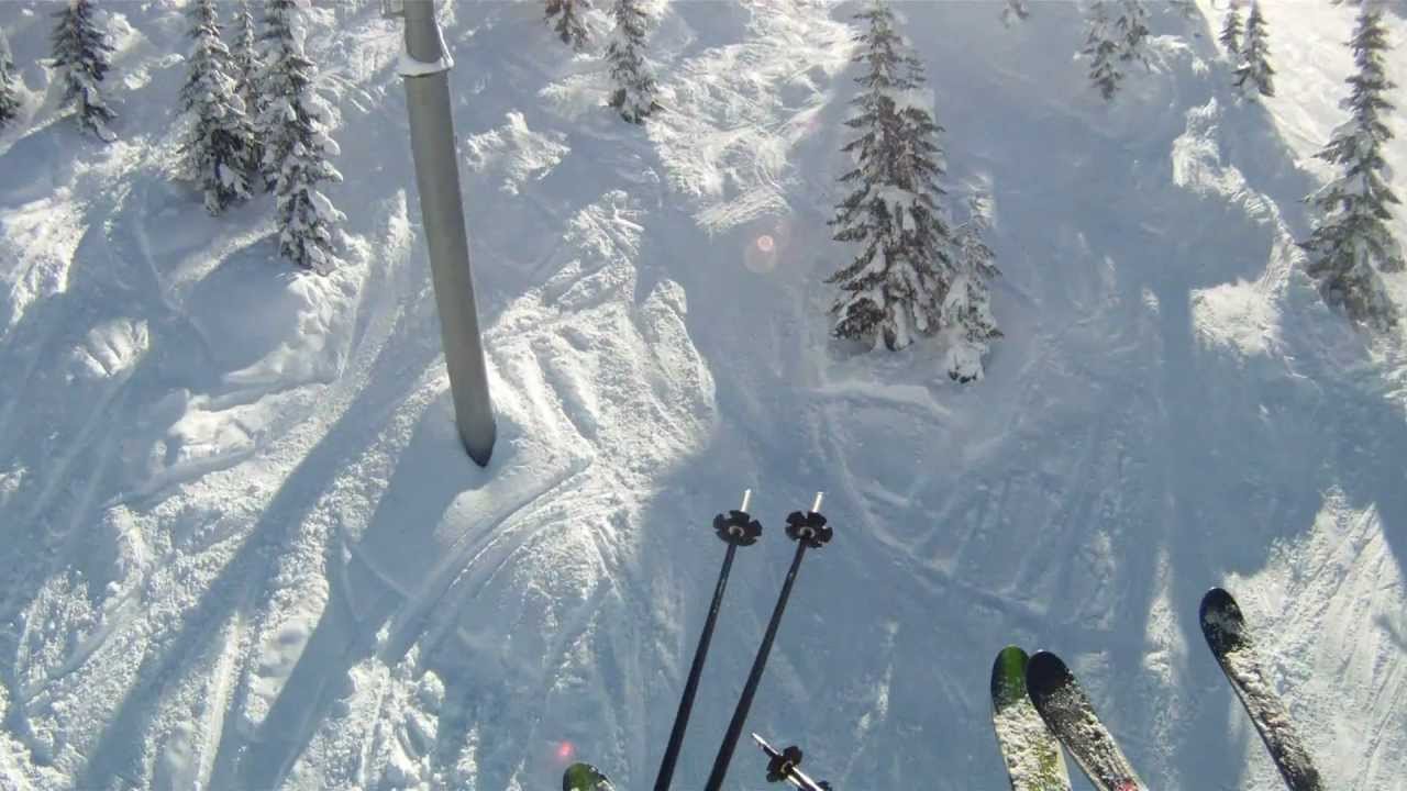 GoPro HD: Powder Skiing After Storm Front Lots Of Snow