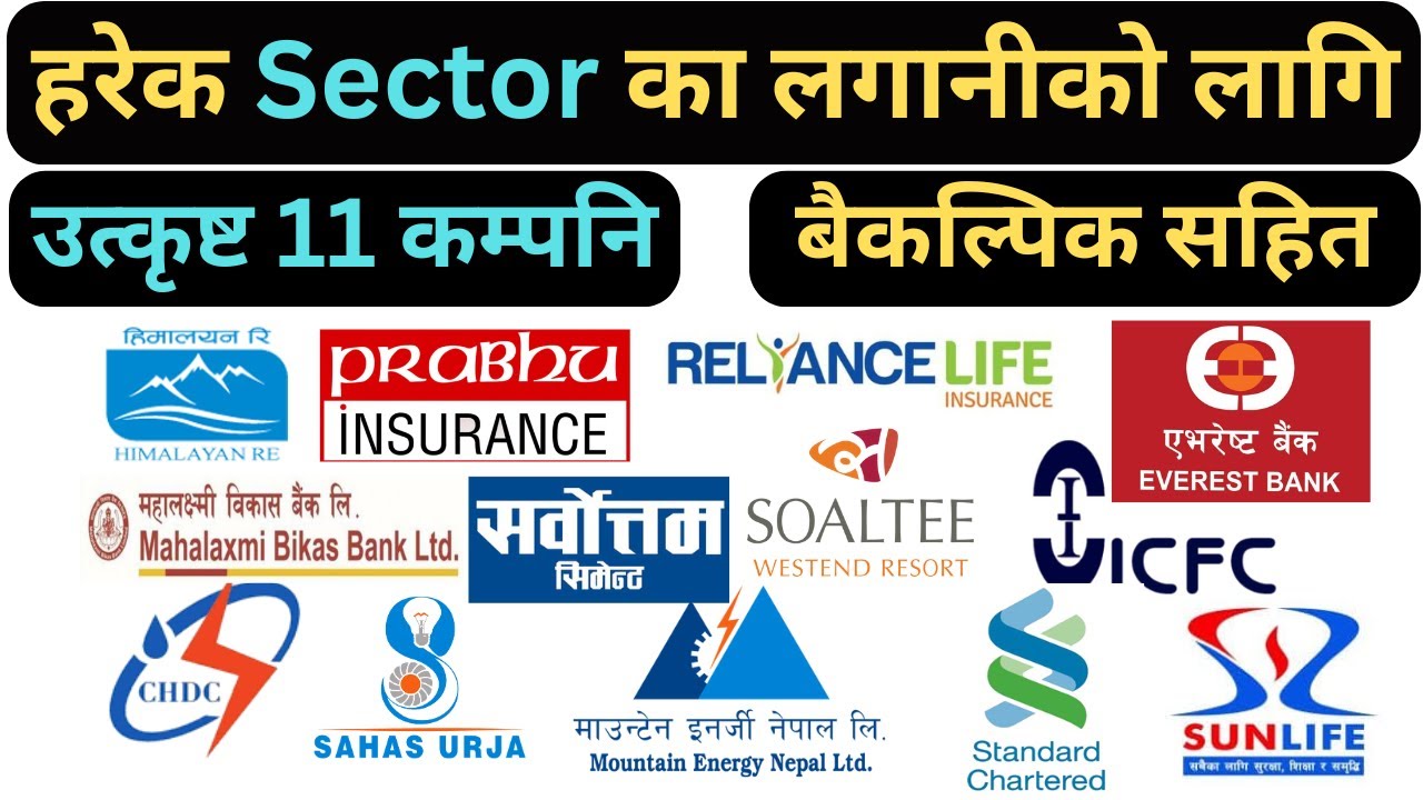 ✅धेरै बोनस दिन सक्ने 🎯Every Sector का Best 11 कम्पनि ( बैकल्पिक सहित ) For Long Term Invest |