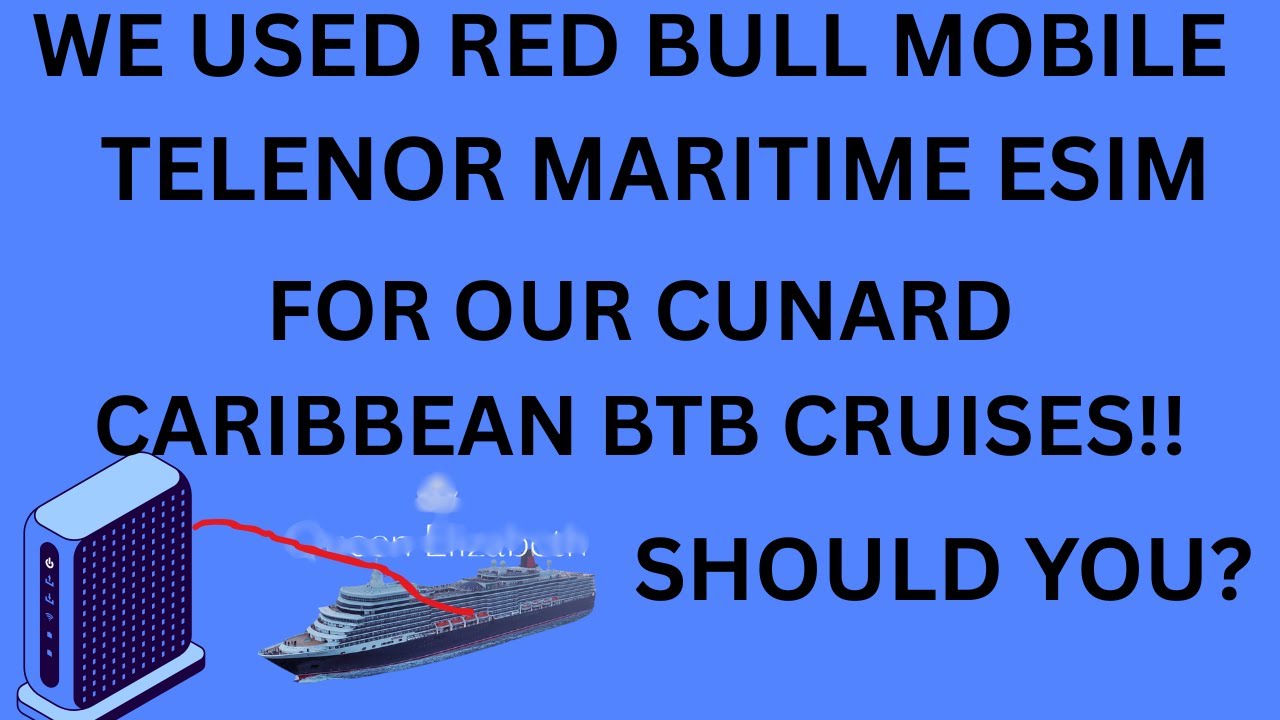 CUNARD CARIBBEAN ESIM? СЭКОНОМЬТЕ $$$?