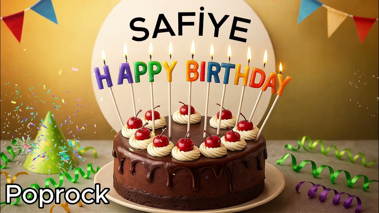 Happy Birthday SAFİYE.  Poprock Version