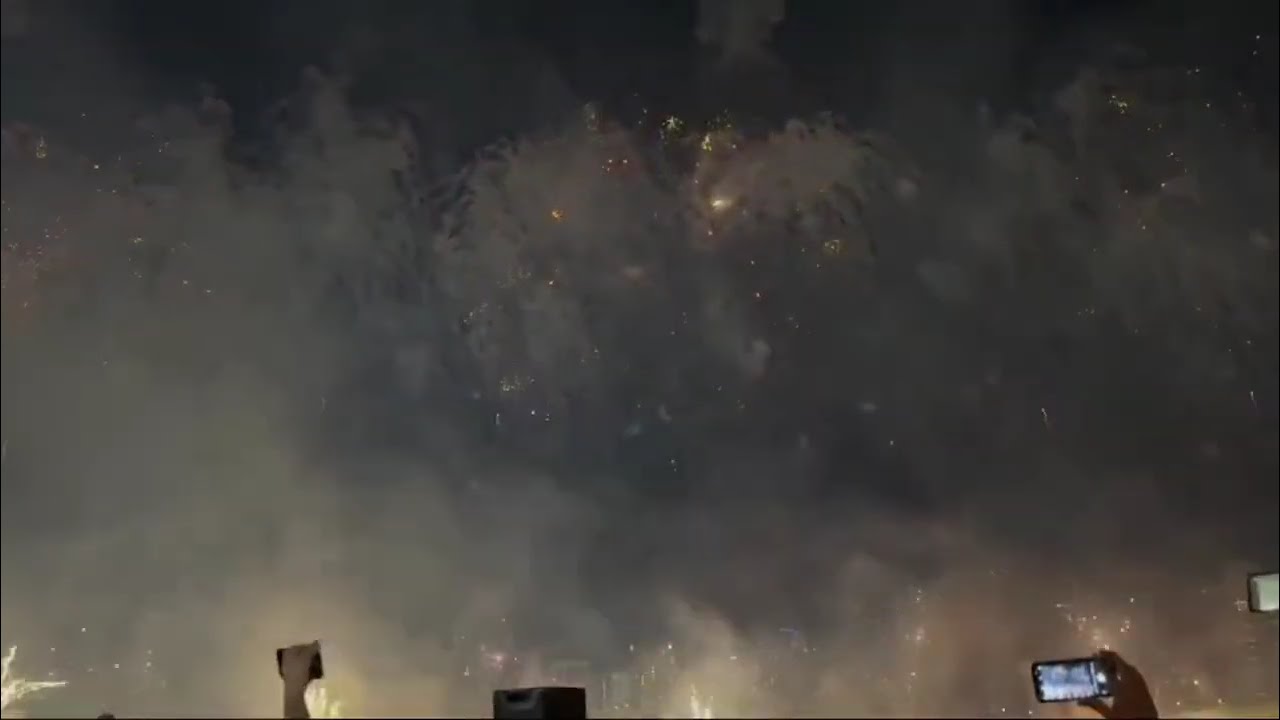 Abu Dhabi Record Breaking New Year Firework Celebration 2025 | World's Largest Firework Show