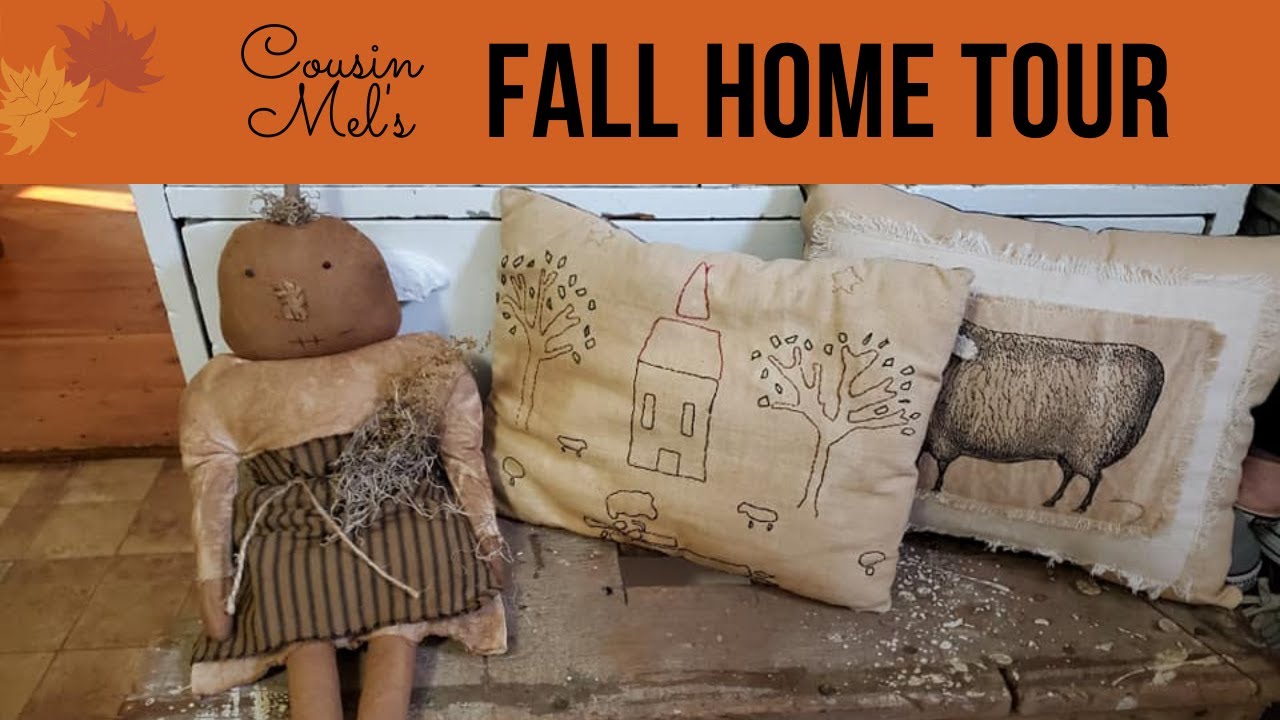 FALL Farmhouse Primitive Home Tour 2020