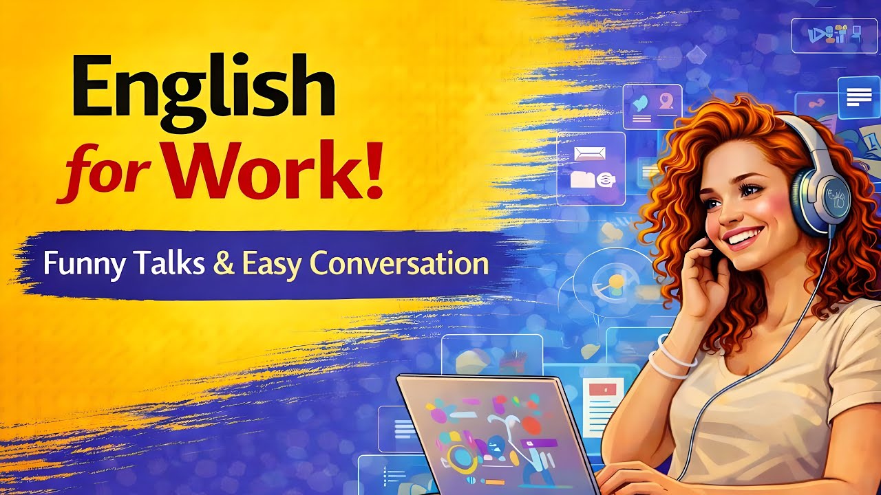 English for Work Made Easy | Funny Talks & Easy Conversations for Beginners | English Podcast