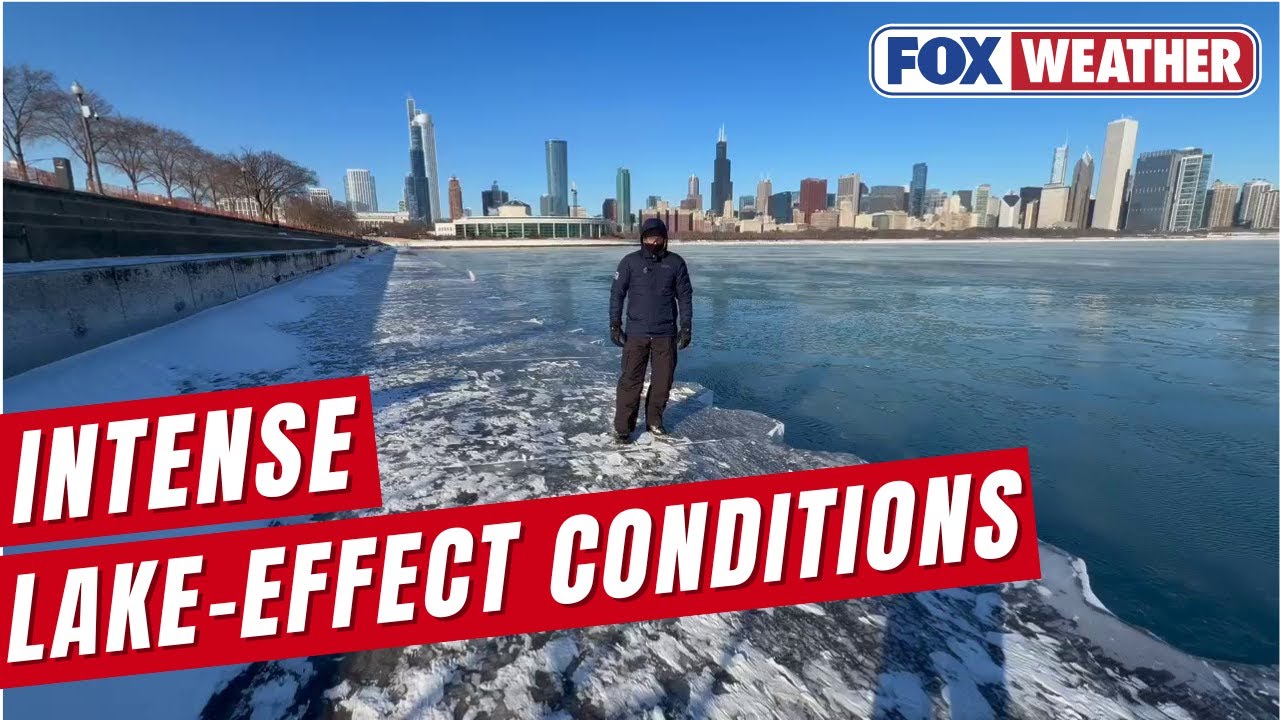 Intense Lake-effect Conditions Bring Unbearable Cold Temperatures To Chicago