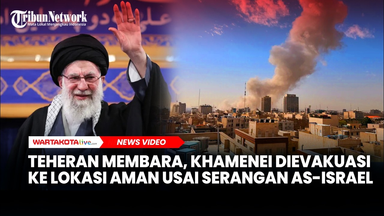 Teheran Membara, Ayatollah Khamenei Dievakuasi ke Lokasi Aman Imbas Serangan Udara AS-Israel
