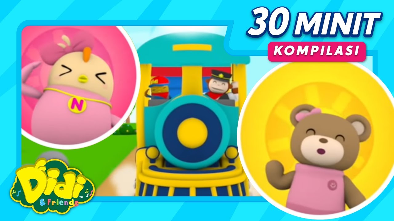 Kereta Api Didi I 30 Minit I Lagu Kanak-Kanak I Cerita Kanak-Kanak I Lagu Baru Didi