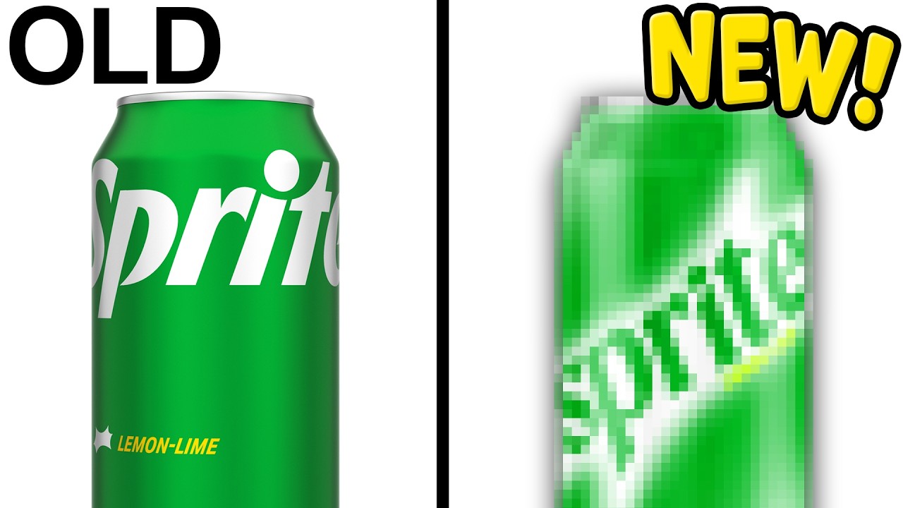 Я улучшил дизайн известных банок для напитков 🥤