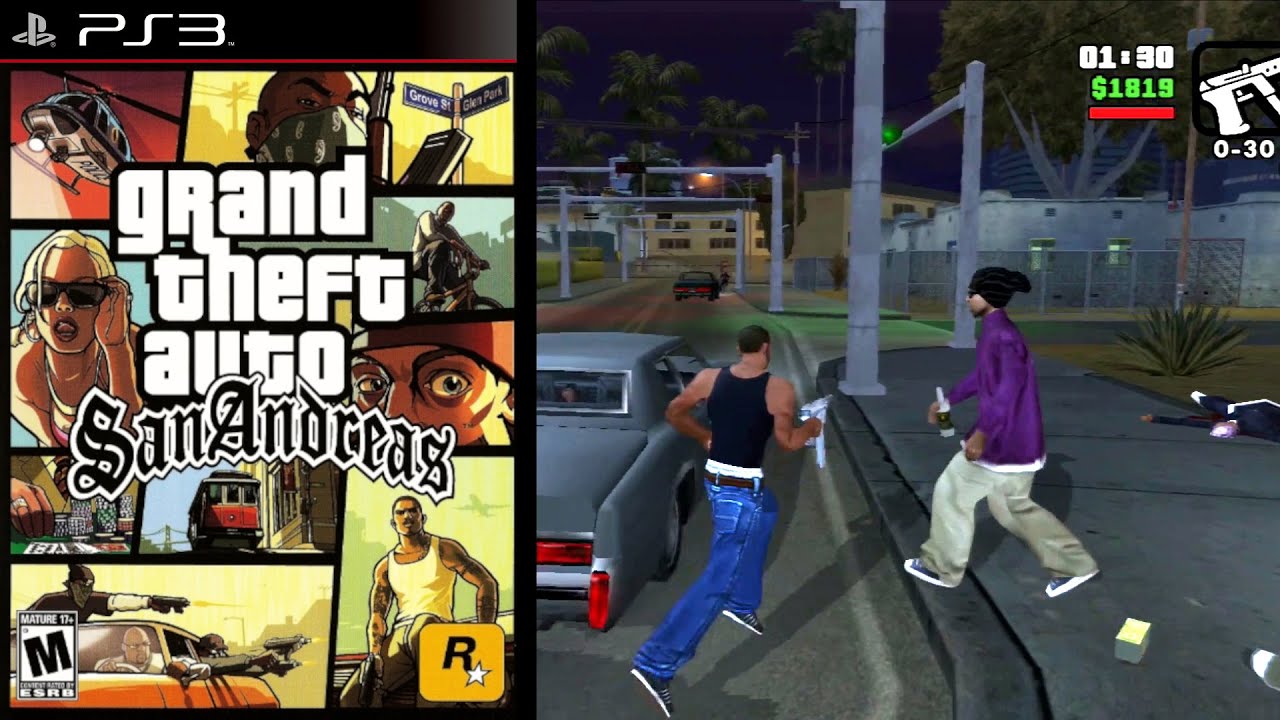 Grand Theft Auto: San Andreas ... (PS3) Gameplay