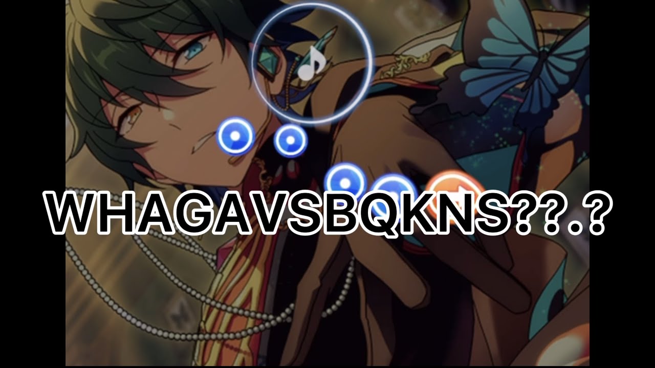 enstars but the speed changes everytime I miss