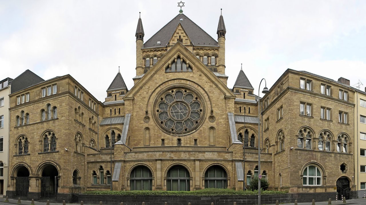 Great Synagogue of Cologne (K&ouml;ln) Roonstrasse .