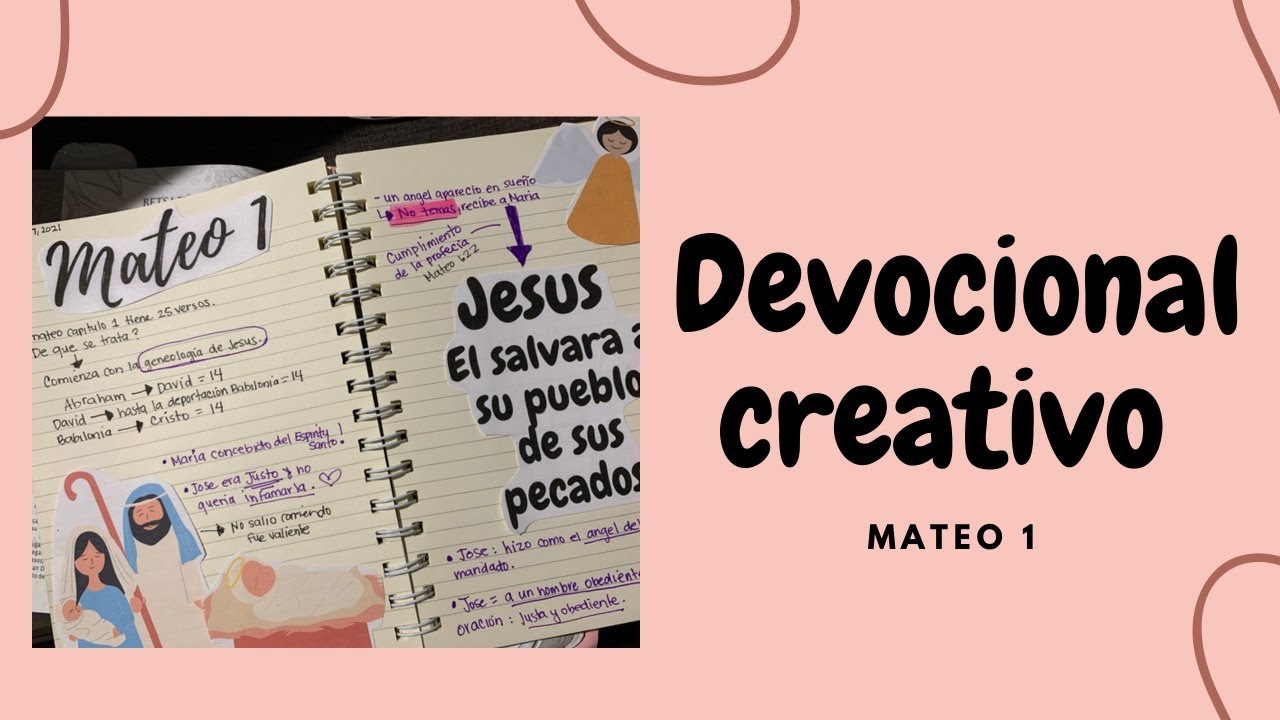 Hagamos un devocional creativo - Mateo 1