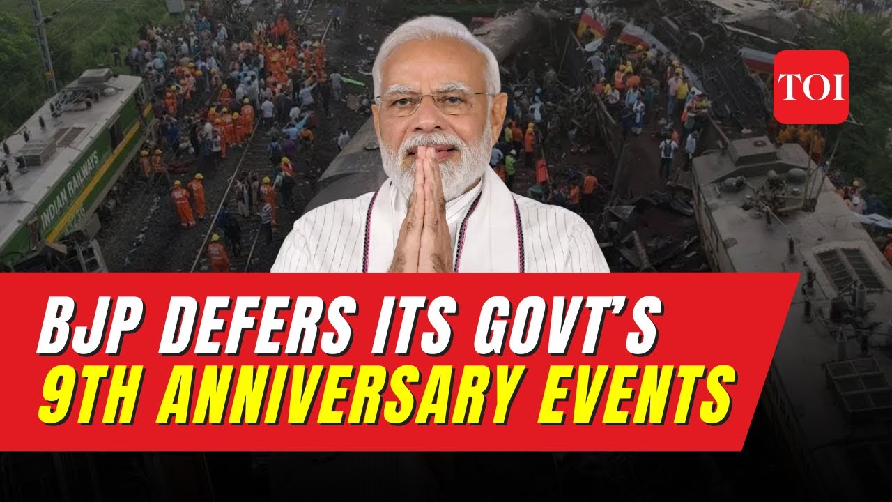 BJP Postpones Government Anniversary Programmes Following Tragic Train Accident in Odisha