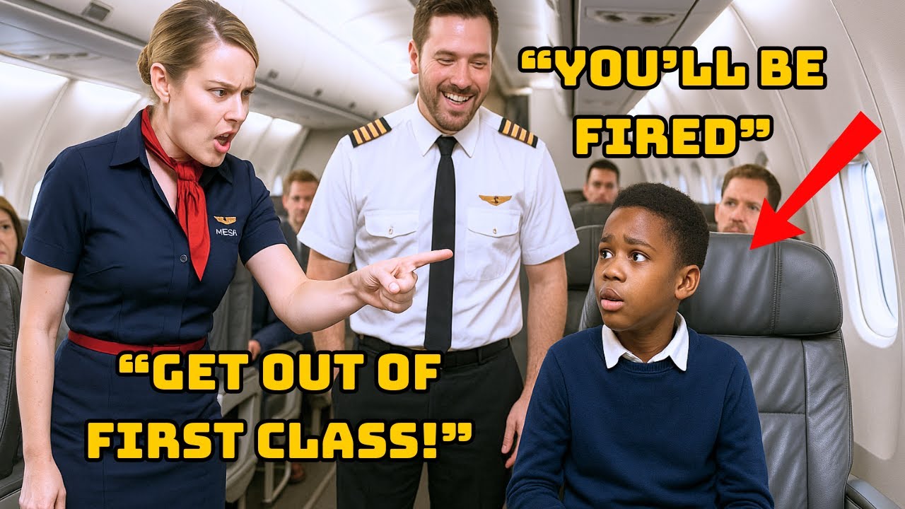 Black Boy Kicked Out of First Class &mdash; 15 Minutes Later, His CEO Dad Arrived, Everything Changed