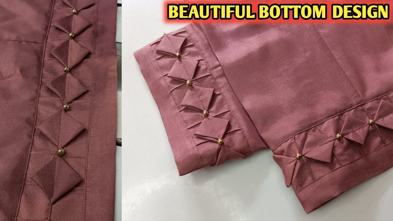 Latest Paint Bottom Design | New Stylish Pant Bottom Cutting & Stitching