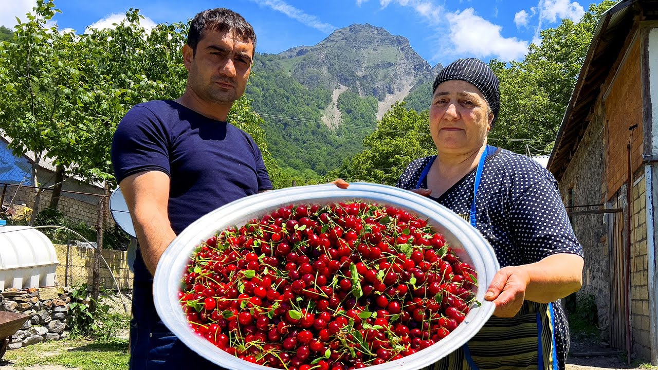 The Ultimate Cherry Season Feast! 🍒 Grandma’s Sour Cherry Jam, Cake & 