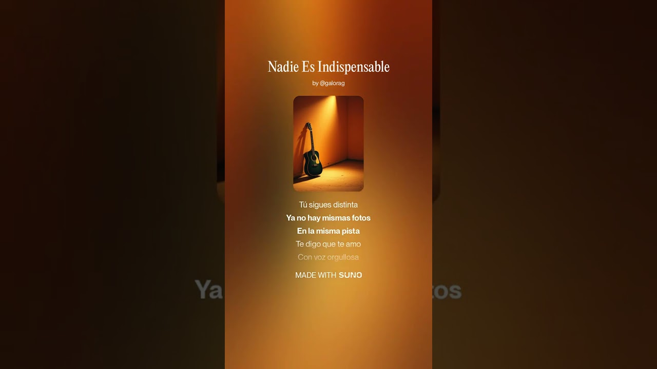 Nadie Es Indispensable
