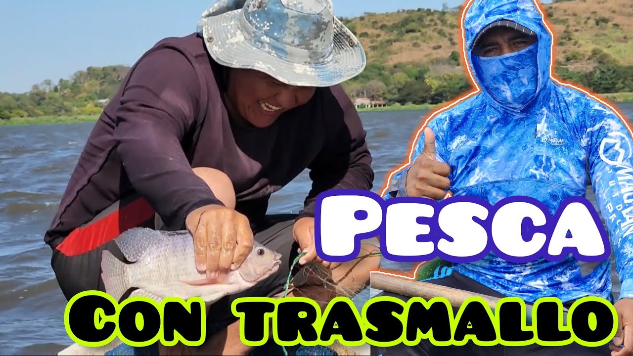pesca con trasmallo en laguna el jocotal  San Miguel El tránsito