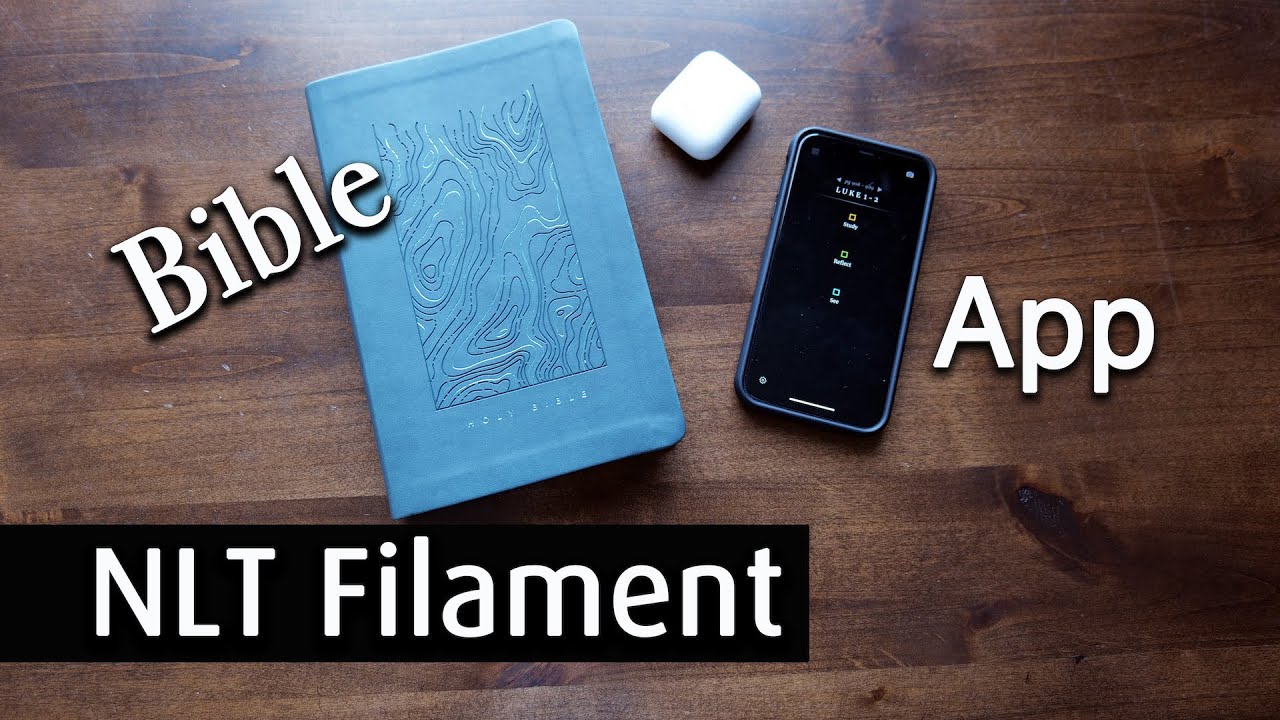 Справочная Библия NLT Thinline | Earthen Teal Blue Leatherlike | Приложение Filament