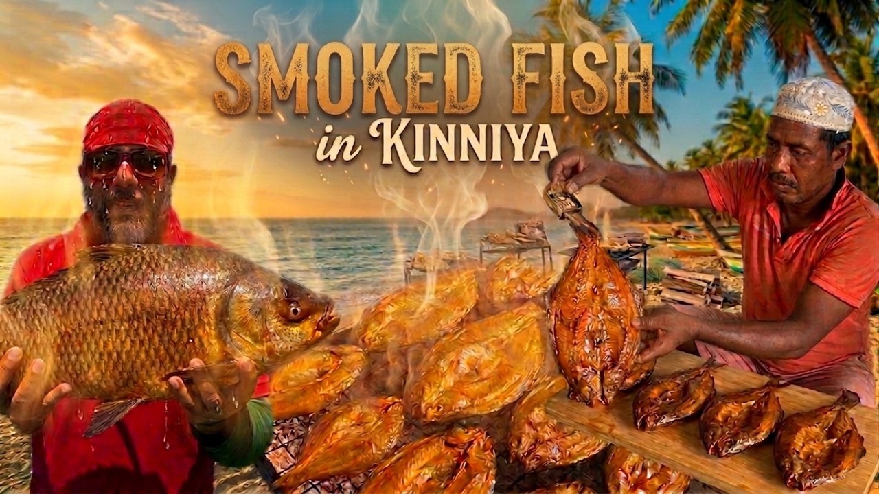කින්නියාවේ Hot Hot දුම්කරවල | Sri Lankan authentic smoked fish in Kinniya | හදන්නෙ මෙහෙමයි | 👣😲🐠