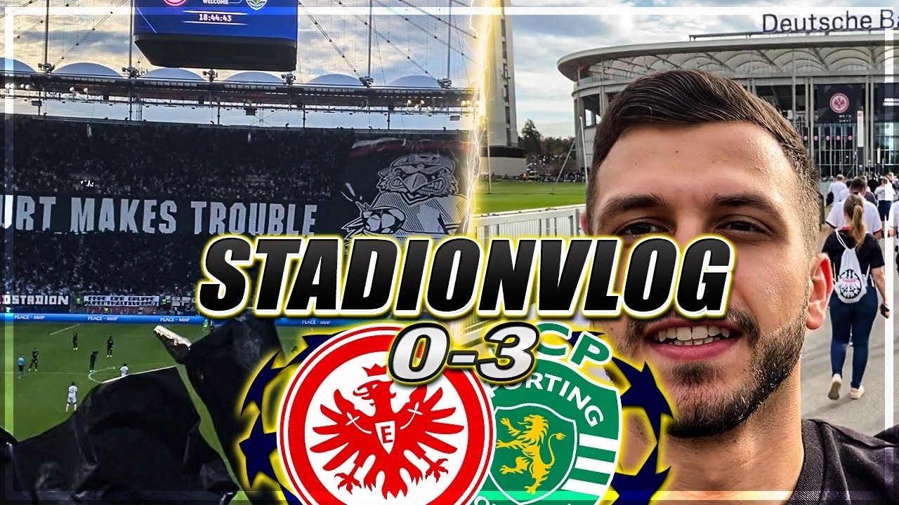 FRANKFURT VS. SPORTING 🔥 KRASSESTE CHOREO + BRUCH.. 😩 CHAMPIONSLEAGUE STADIONVLOG⚽️