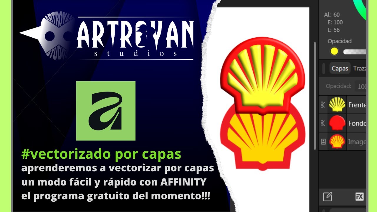 #affinity Vectorizar por capas fácil y rápido!!!!