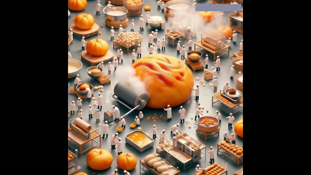 Tiny Workers Making GIANT Kachoris in a Miniature Food Factory 🍽️ | 8K Hyper-Realistic Scene