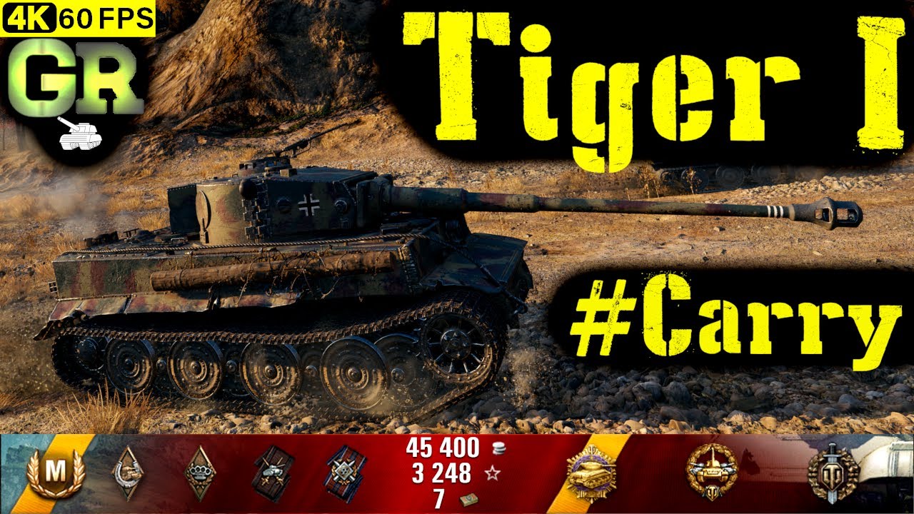 World of Tanks Tiger I Replay - 10 Kills 3.9K DMG(Patch 1.4.1)