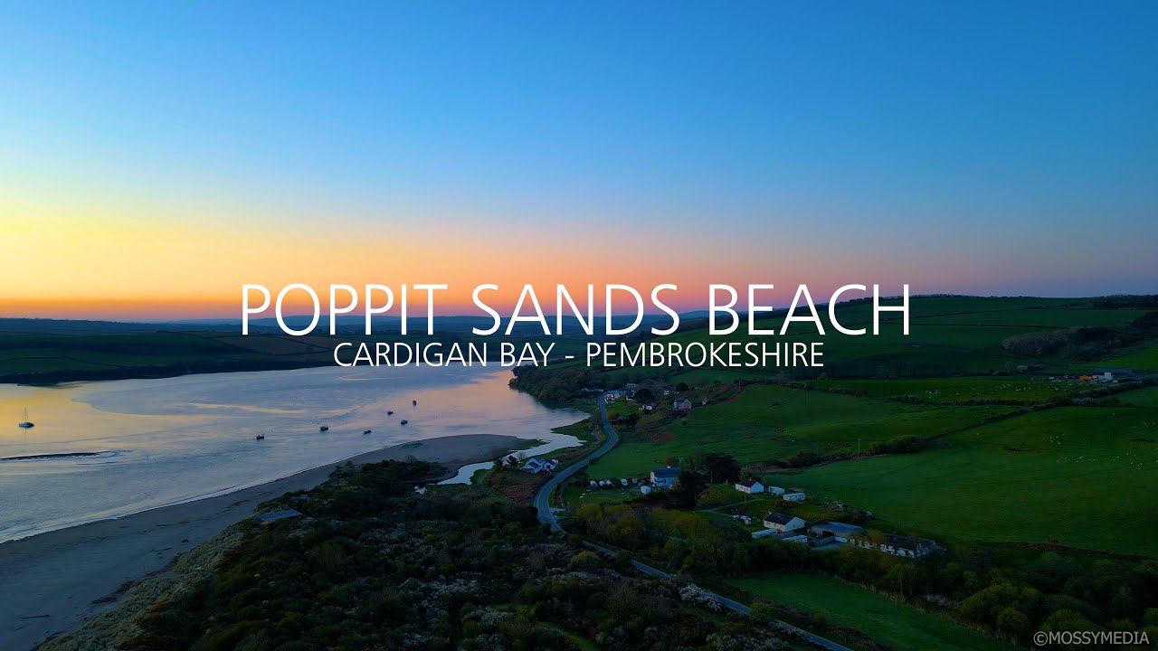 POPPIT SANDS BAY SUNRISE  - CARDIGAN BAY  - PEMBROKESHIRE ©MOSSYMEDIA