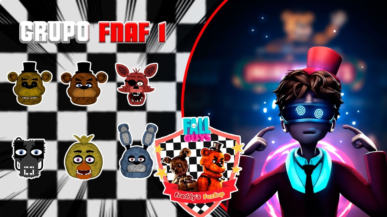 🐻FREDDY´S FAZCUP en DIRECTO | TORNEO🏆 DE FALL GUYS PARTIDAS PRIVADAS con SUBS | GRUPO FNAF 1