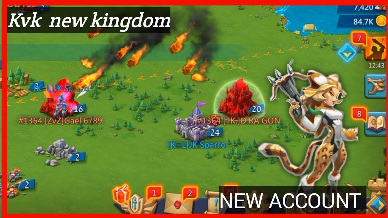 lords mobile kvk new kingdom new account