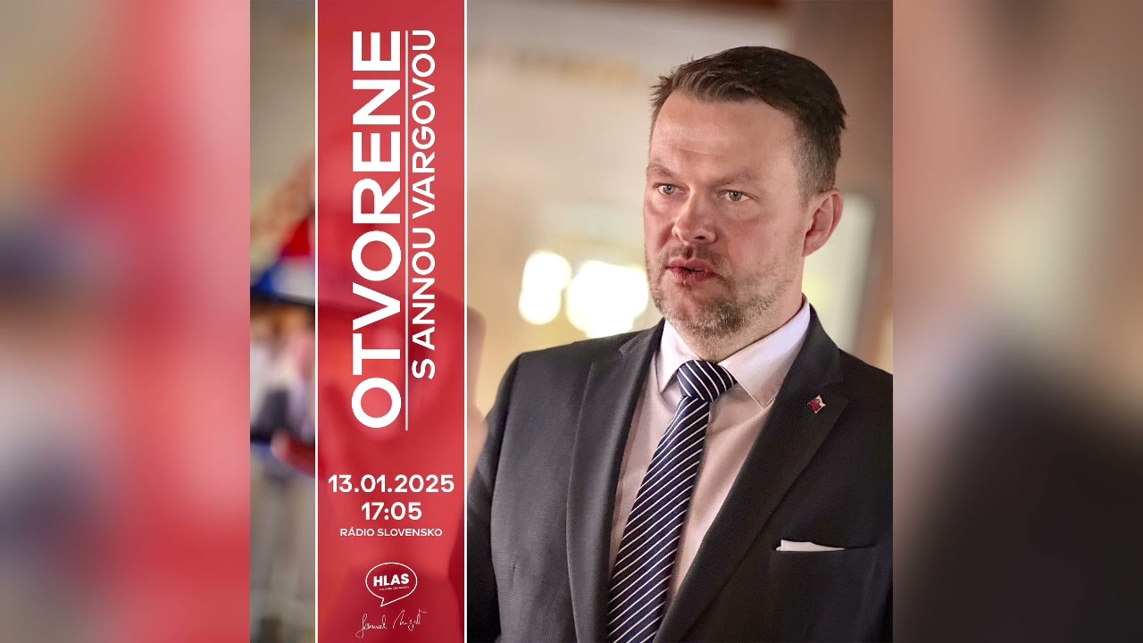 13.1.2025 Otvorene s Annou Vargovou - Rádio Slovensko