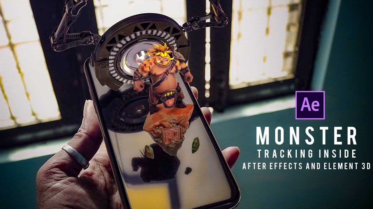 Monster Tracking Inside Element 3D & After Effects | 2020 | NPS3D