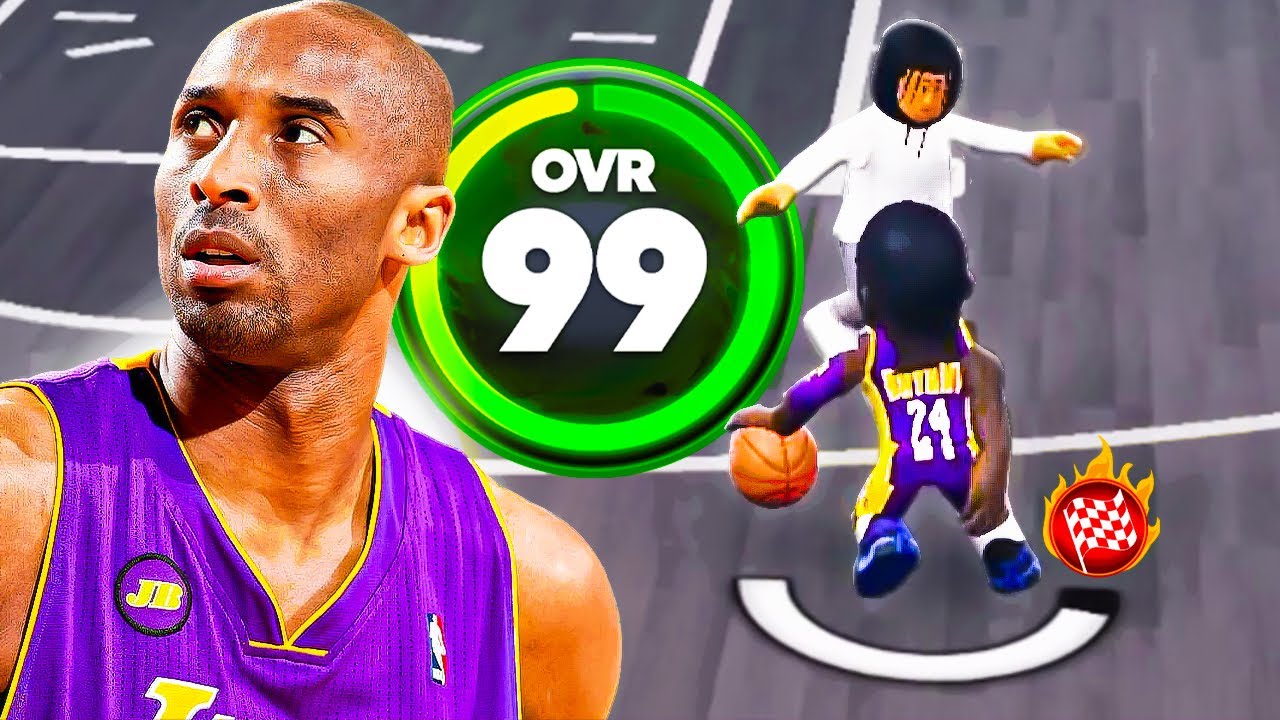 Я стал легендой, Коби Брайантом, в Roblox Basketball.