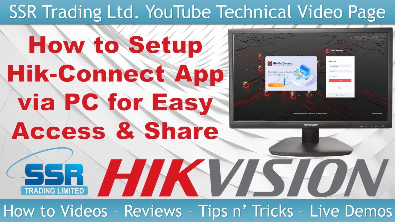 Простая настройка Hik-Connect на ПК с Windows &mdash; получите Hikvision CCTV на мобильном устройстве +...