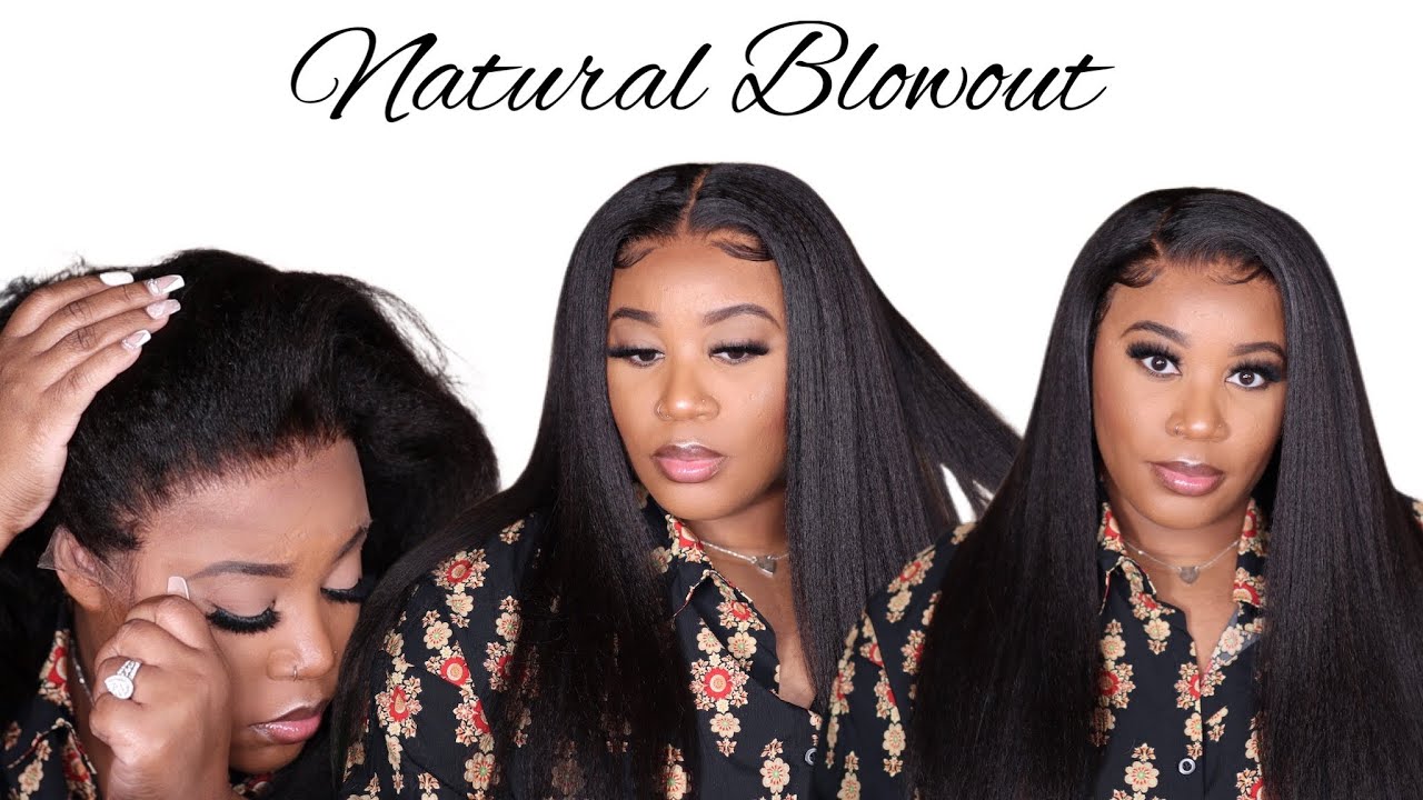 Textured Blowout Realness 😍 | Kinky Straight Lace Front | Myfirstwig