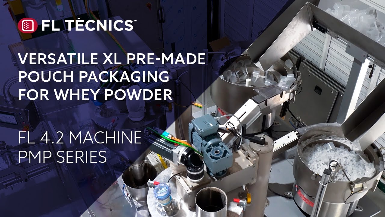 FL 4.2 Pre-Made Pouch Machine Simplifies XL Doypack Packaging for Protein Powder SKUs | FLtècnics