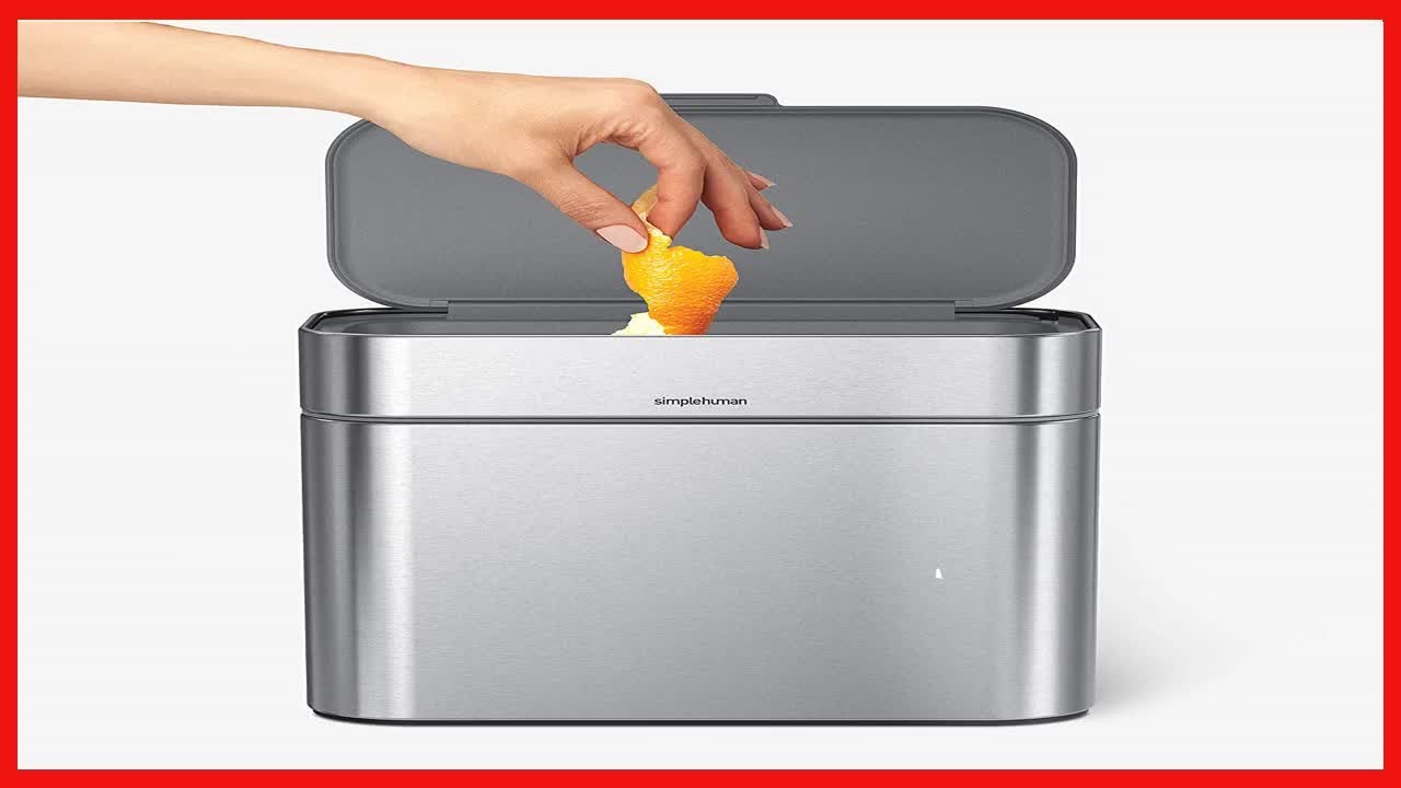 Effortless Composting with simplehuman’s Space-Saving Compost Caddy