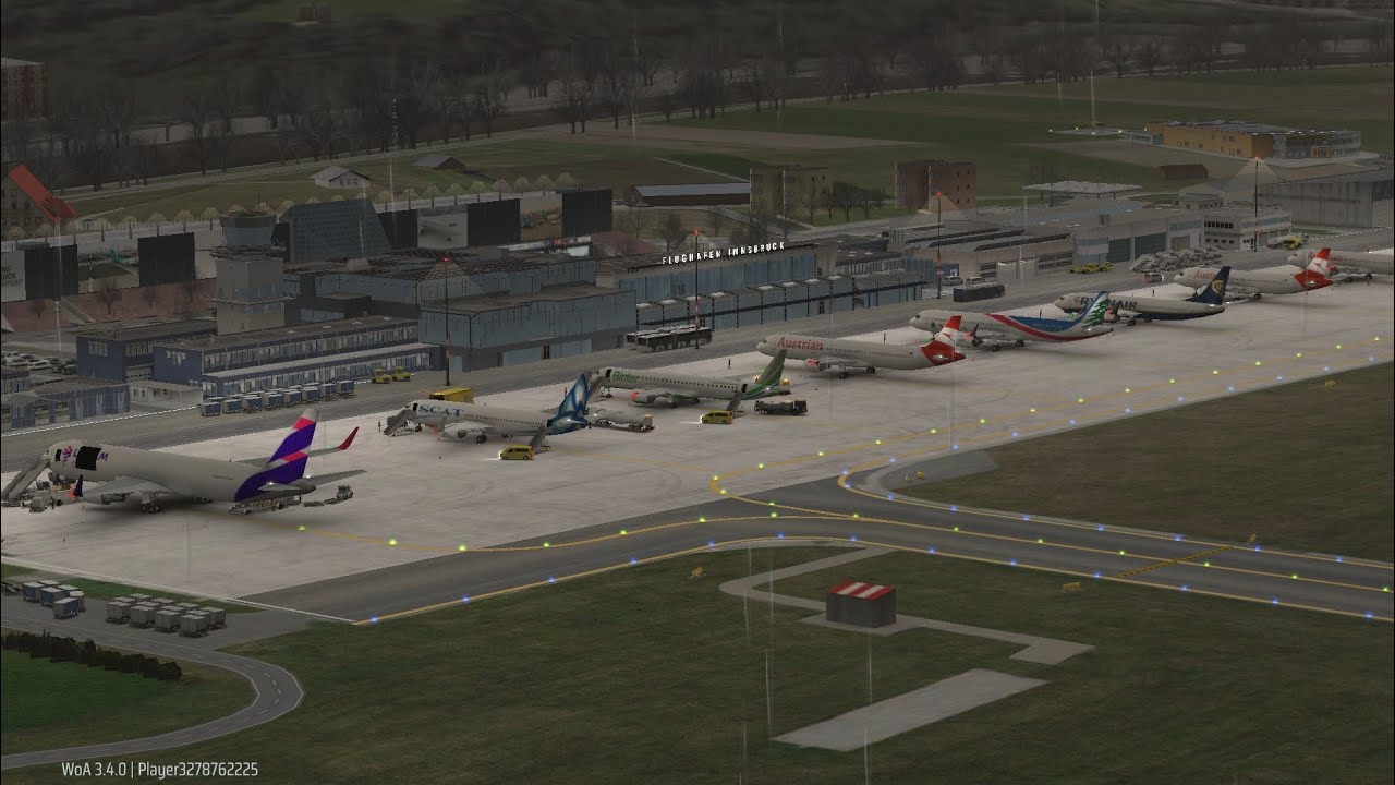 Gameplay no aeroporto de innsbruck!! World of airports 