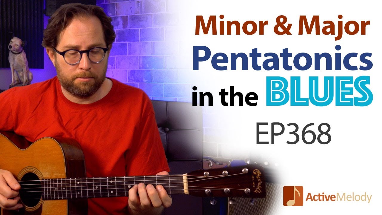 How to use the minor and major pentatonic scales in the blues - Blues Guitar Lesson - EP368