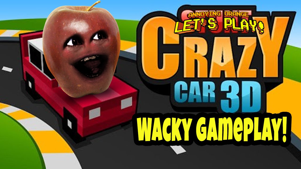 Карлик Эппл играет в Crazy Cars 3D (смешной игровой процесс)