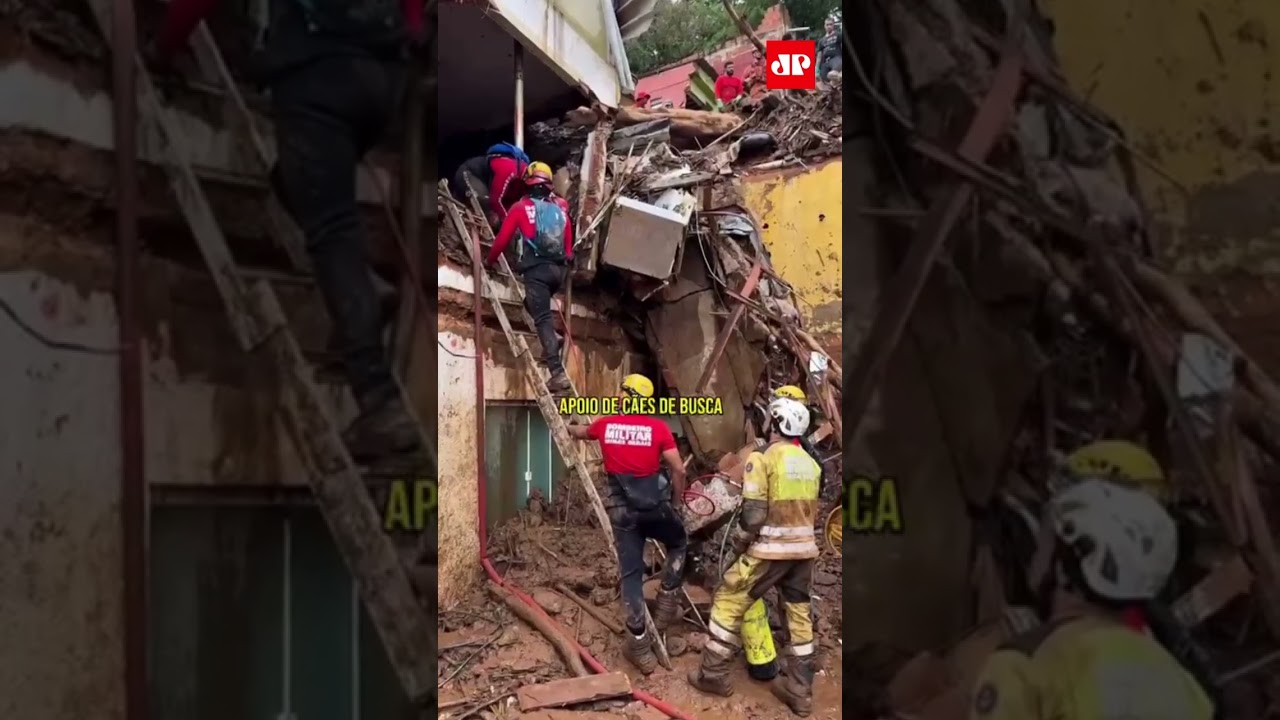 Bombeiros encontram &uacute;ltima v&iacute;tima desaparecida em Juiz de Fora #shorts