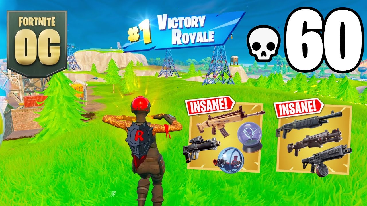 High Elimination Solo vs Squads WINS Full Gameplay (Fortnite OG Chapter 1 Season X)!