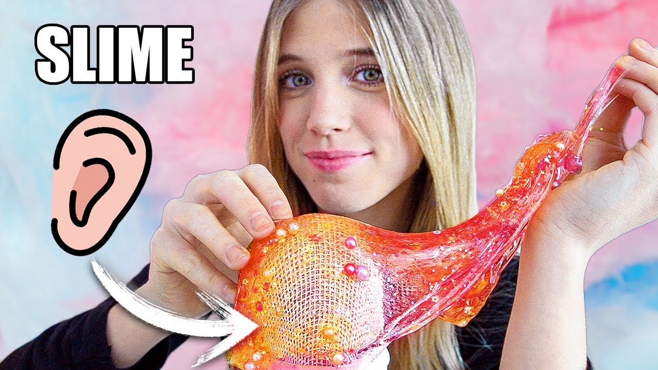 ASMR SLIME IN YOUR EARS (Satisfying slime on the microphone) NO TALKING