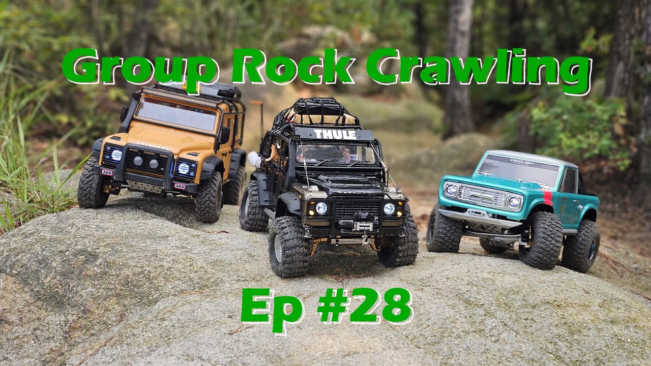 RC Crawler - Group Trail #28 [TRX4 Defender / Vanquish Pro / MJX H8H Defender]