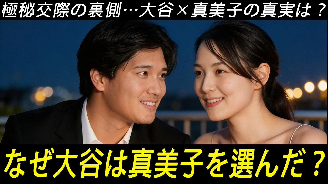 なぜ大谷翔平は真美子を選んだのか？結婚までの感動ストーリー